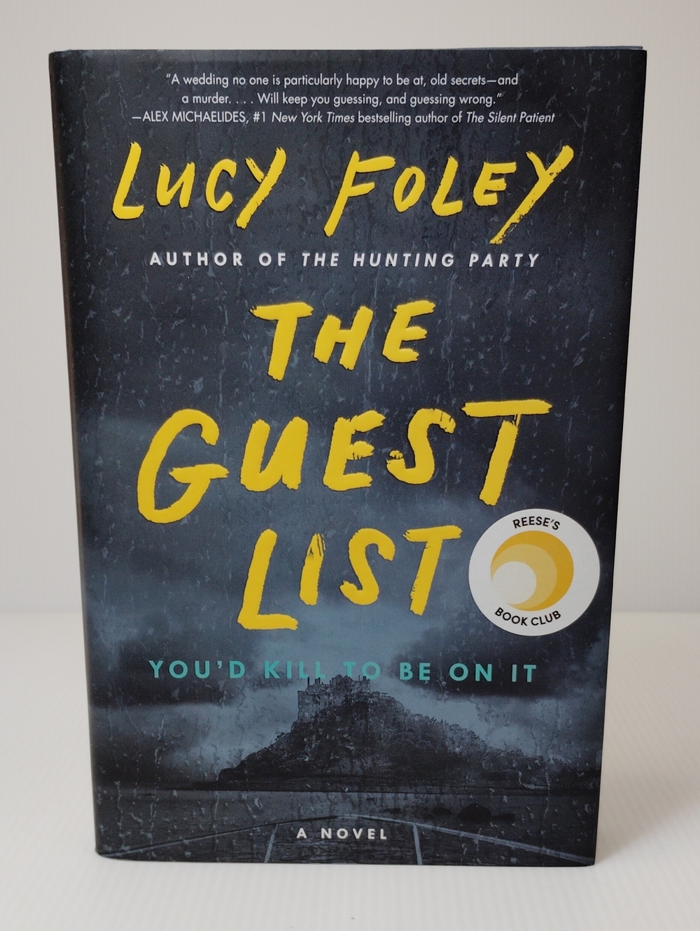 Barnes & Noble Black and Yellow 'The Guest List' Coffee Table Book